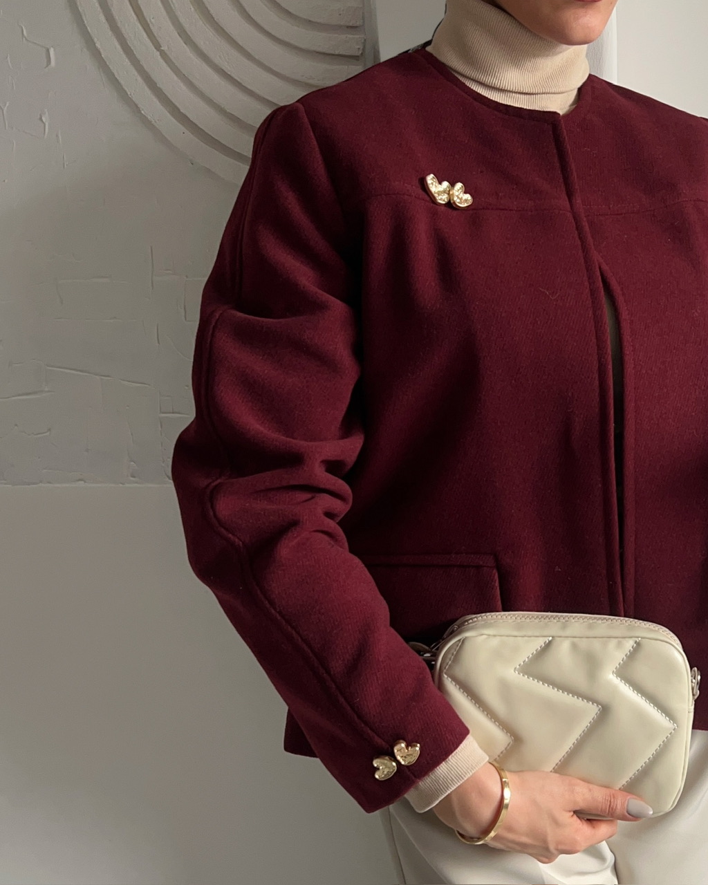 کت زرشکی هارت