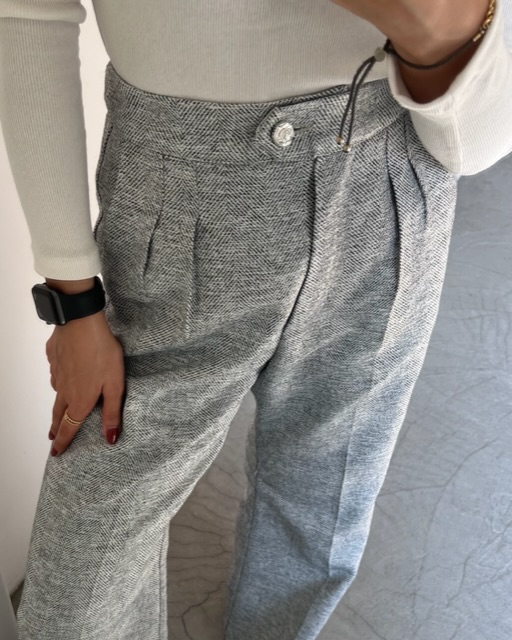 شلوار جناغی طوسی