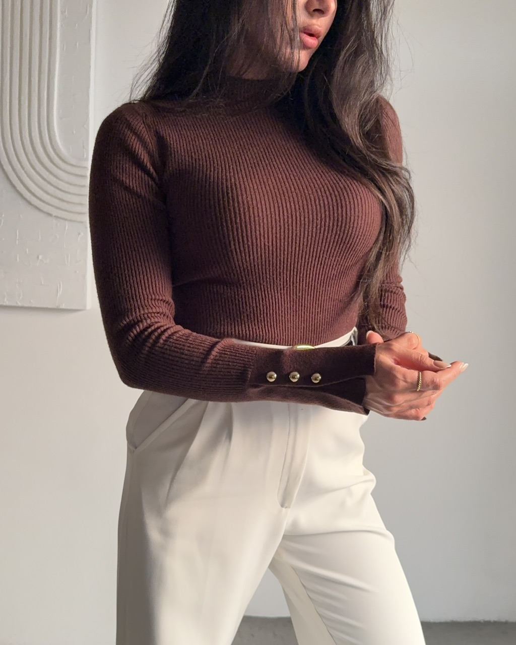 بافت استین بلند