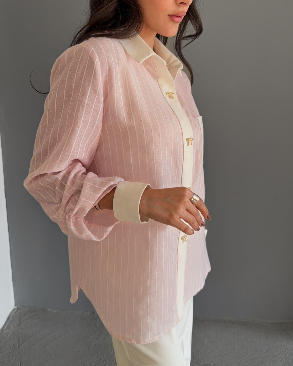 شومیز آروشـــا صورتی