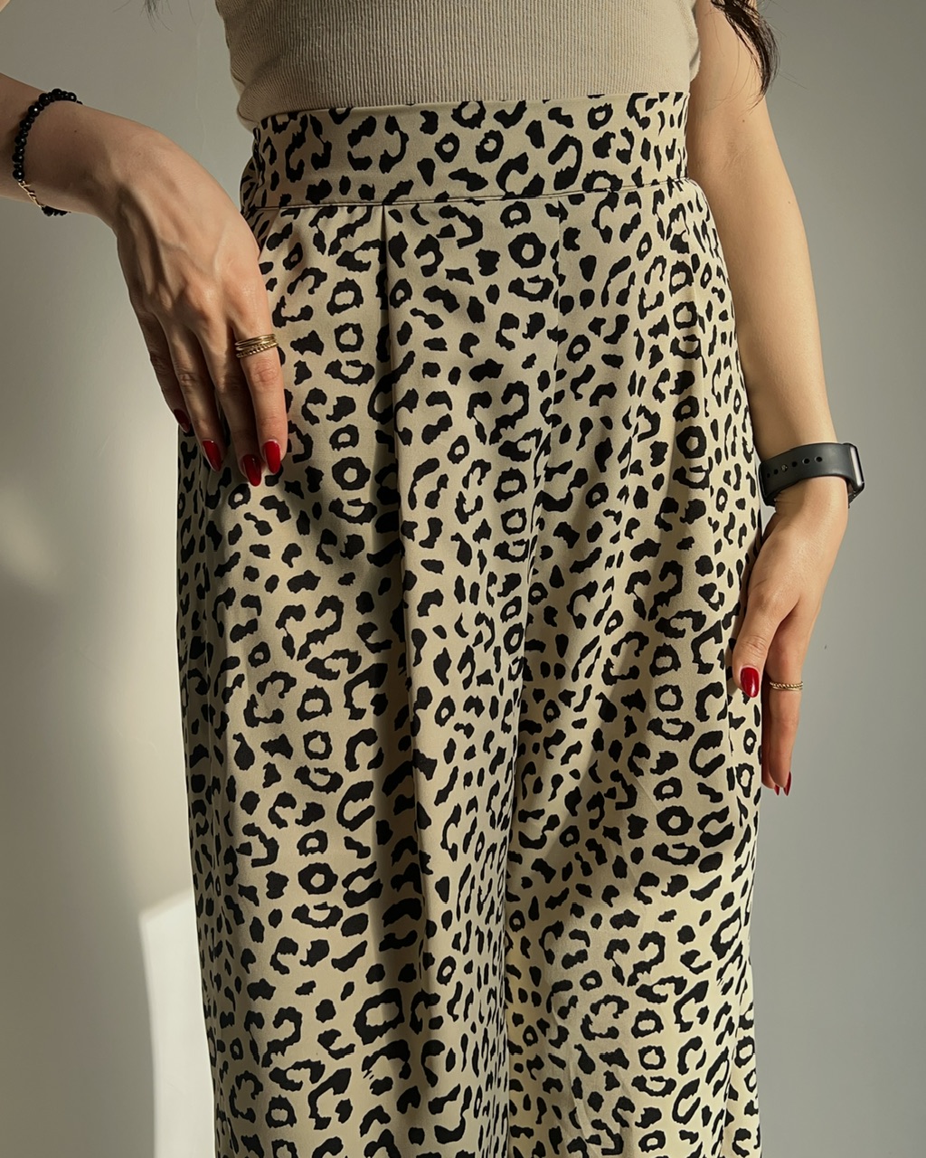 شلوار پلنگی طرح گرافیکی