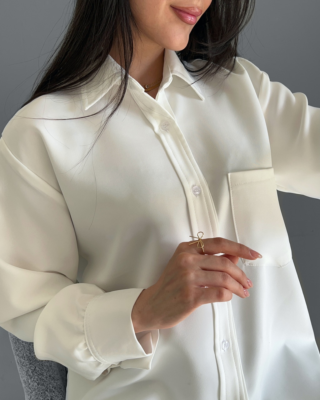 شومیز بیسیک سفید