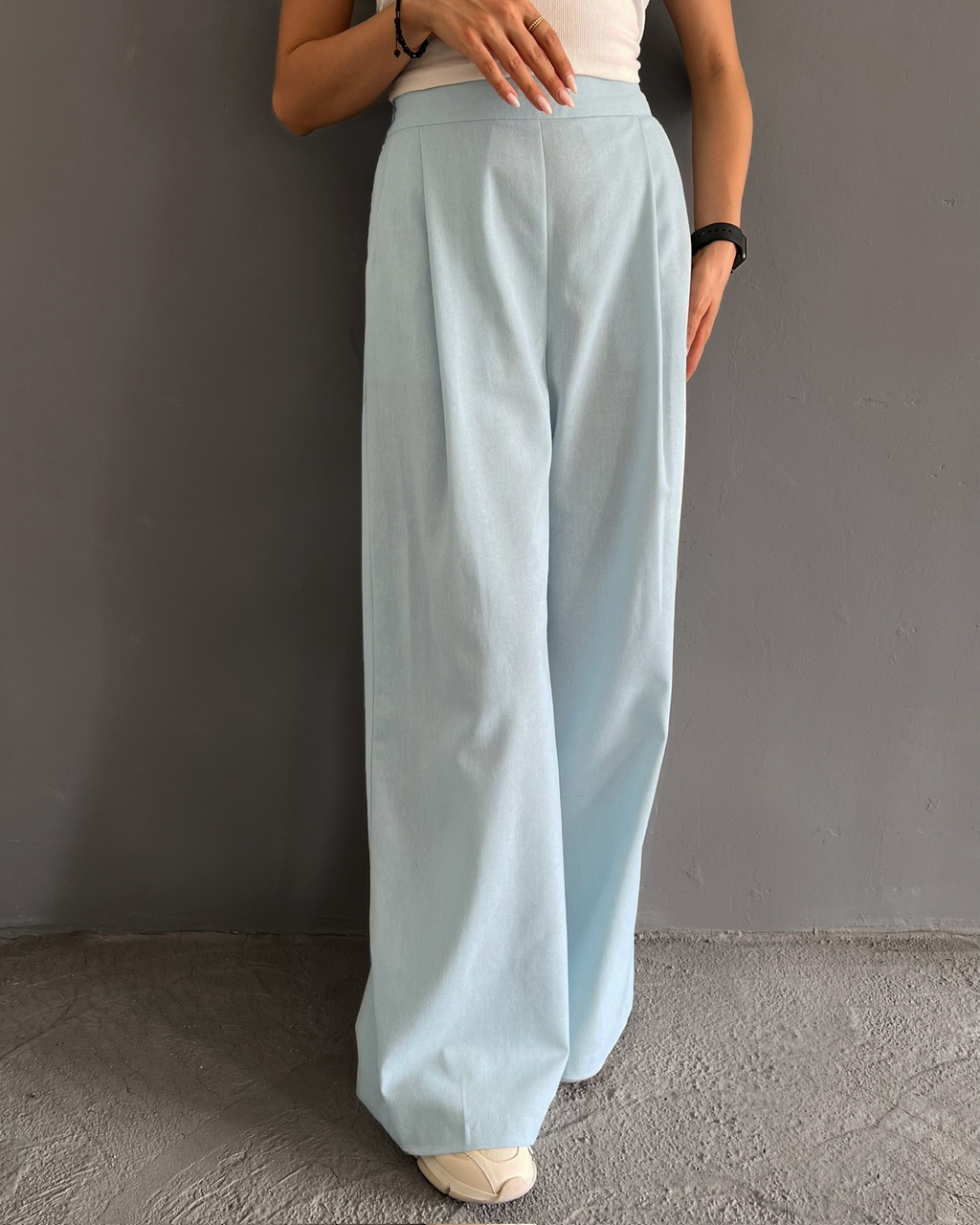 شلوار دیبا آبی