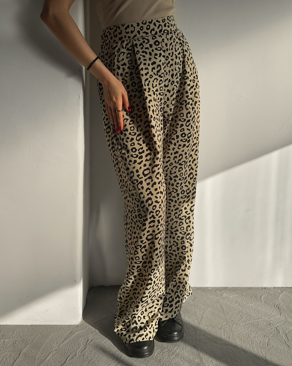 شلوار پلنگی طرح گرافیکی