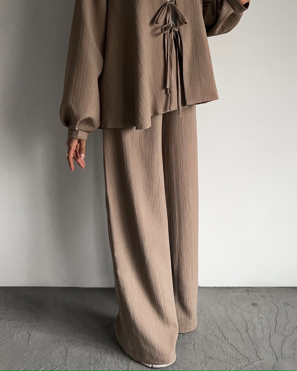 شلوار اَبــرا رنگ لته