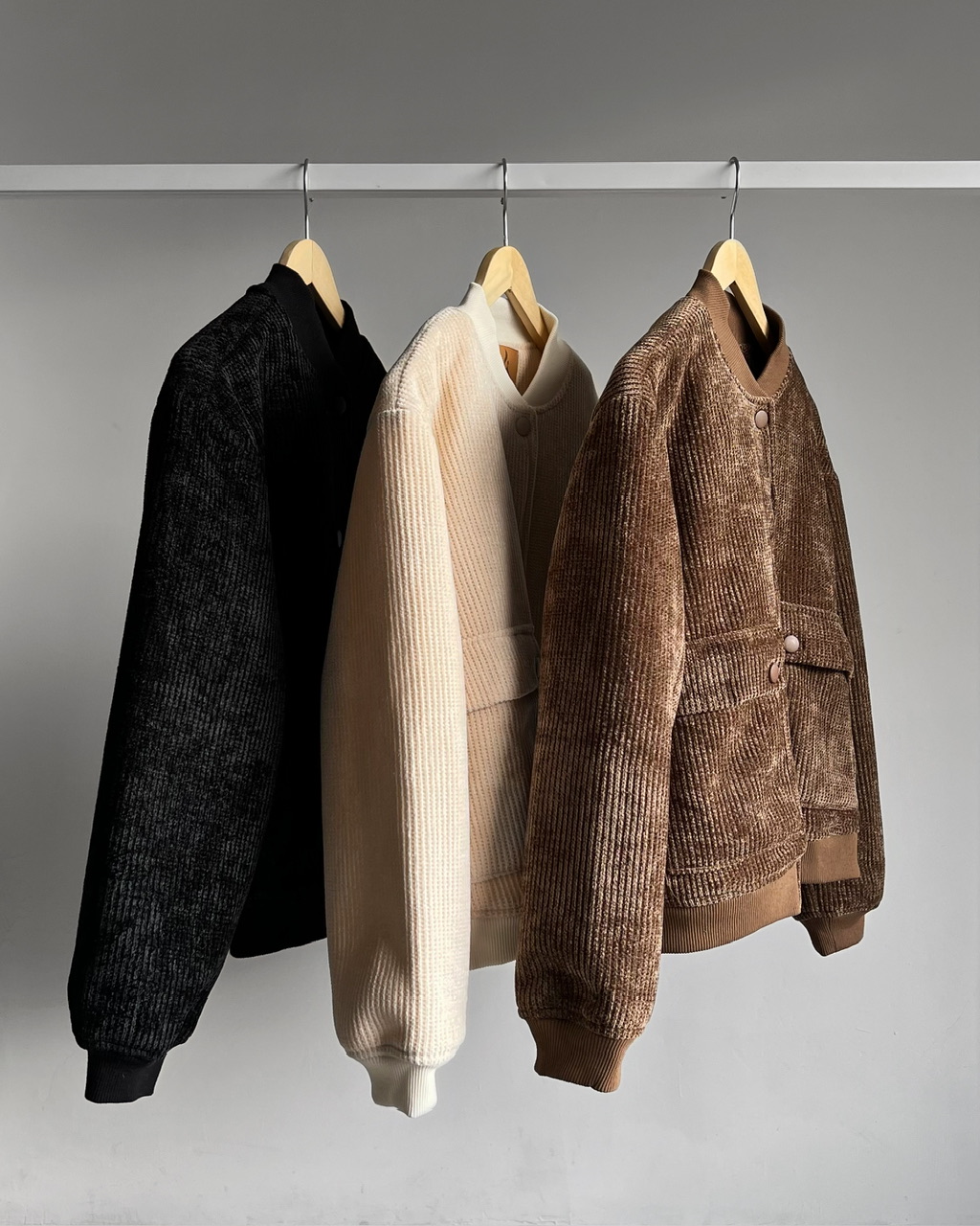 بامبر جکت قهوه ای