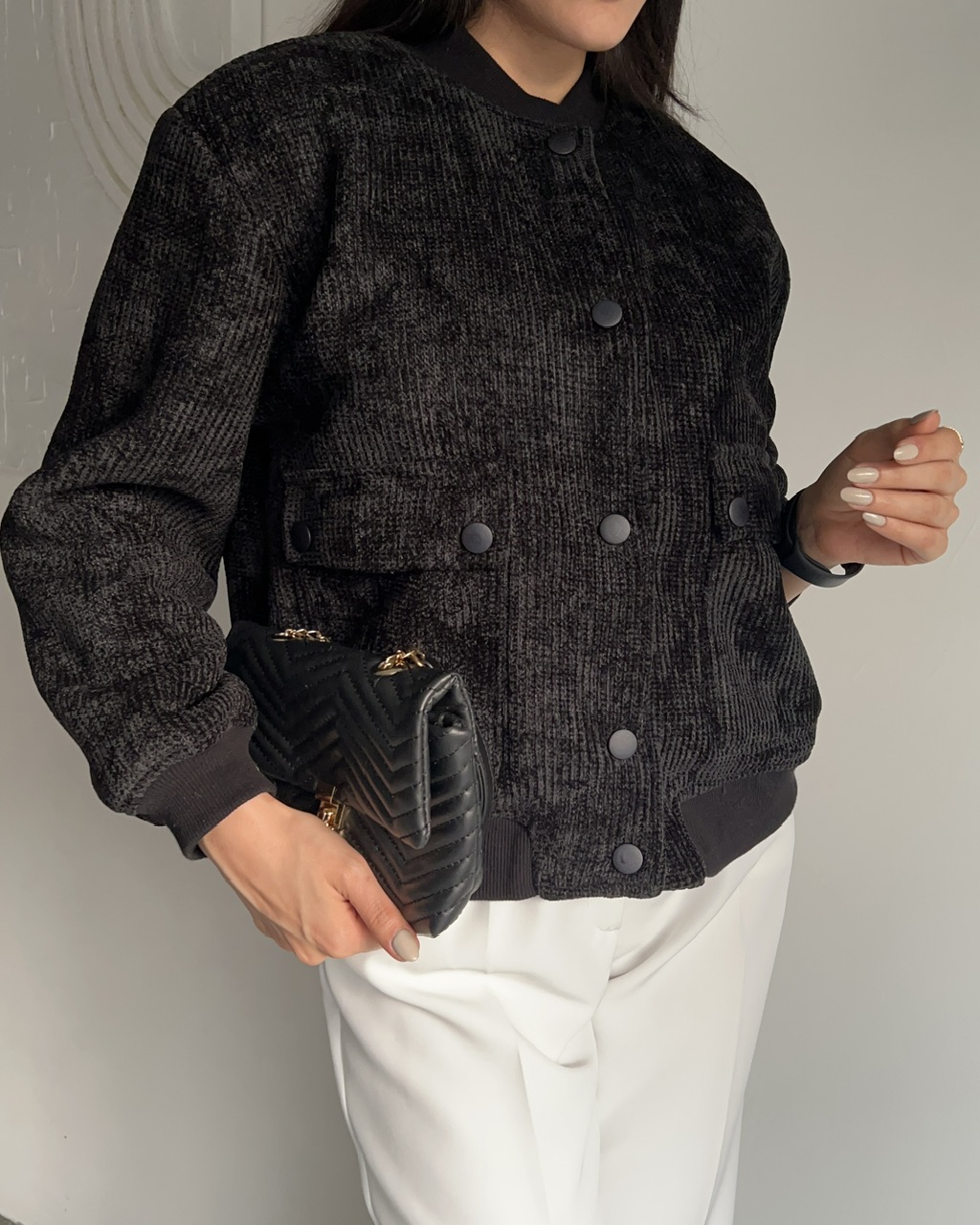 بامبر جکت مشکی