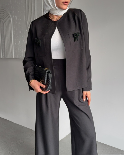 کت پیـــونی مشکی