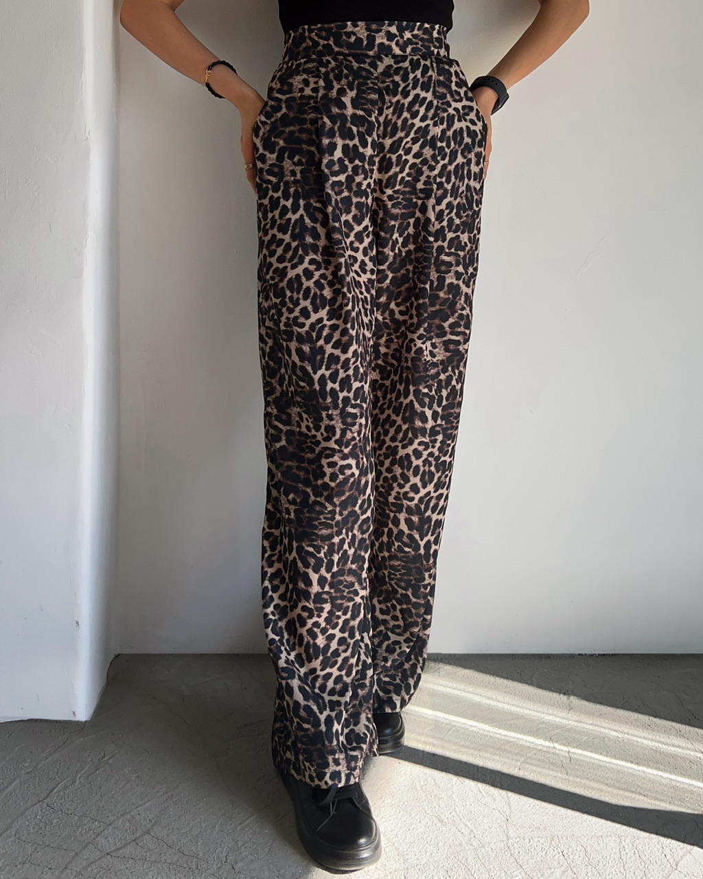 شلوار پلنگی طرح  طبیعی