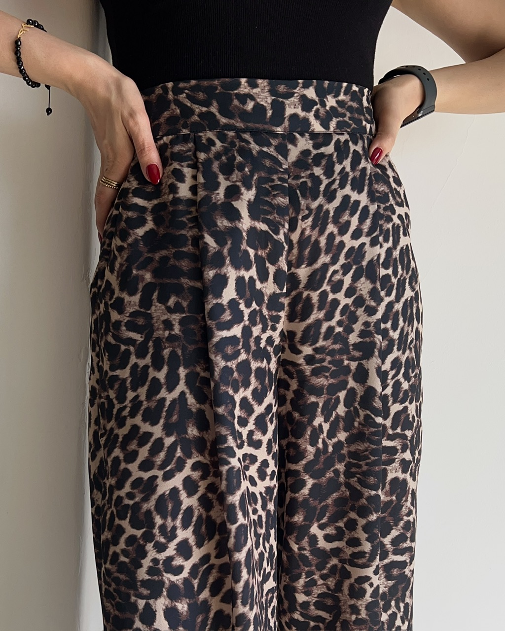 شلوار پلنگی طرح  طبیعی