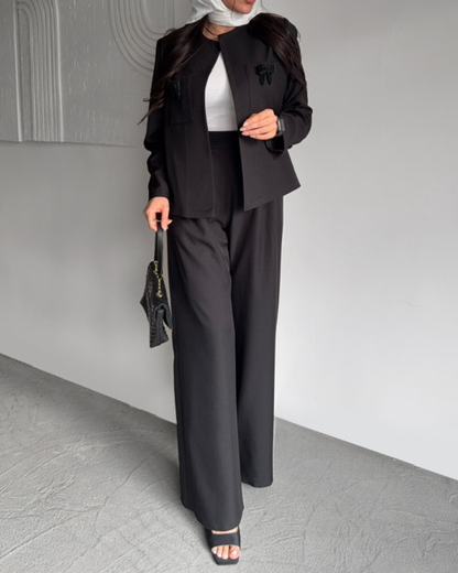 کت پیـــونی مشکی